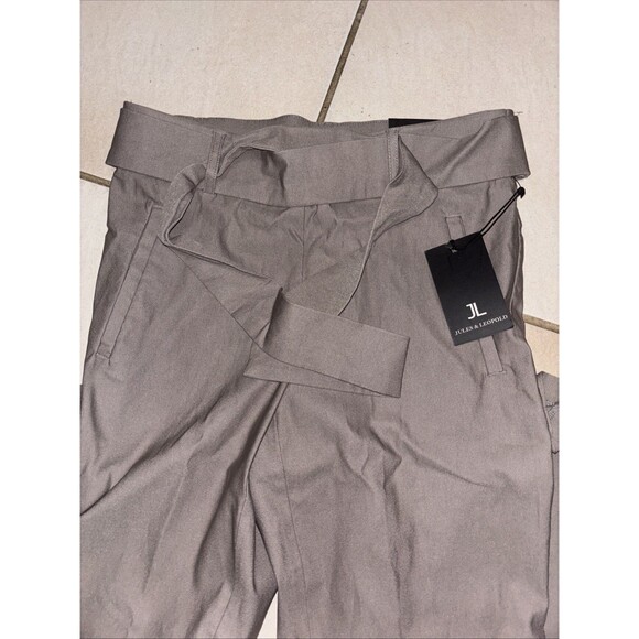 JL Jules & Leopold Women Pull On Slim Leg Ankle Pants Stretch Small Grey - Picture 3 of 5
